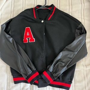 Varsity red jacket